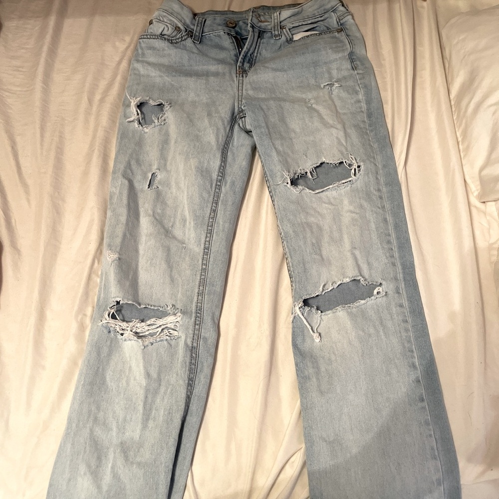 Jeans / rewashed / size 25”
